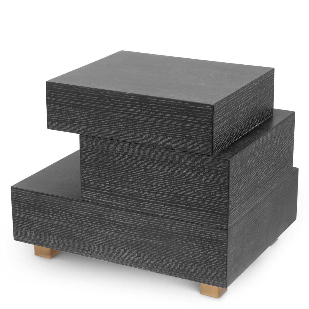 Eichholtz Nachtkastje Evendale Charcoal Oak