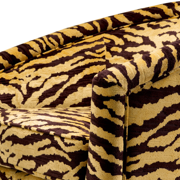 Eichholtz Draaifauteuil Catene Tigris Brown