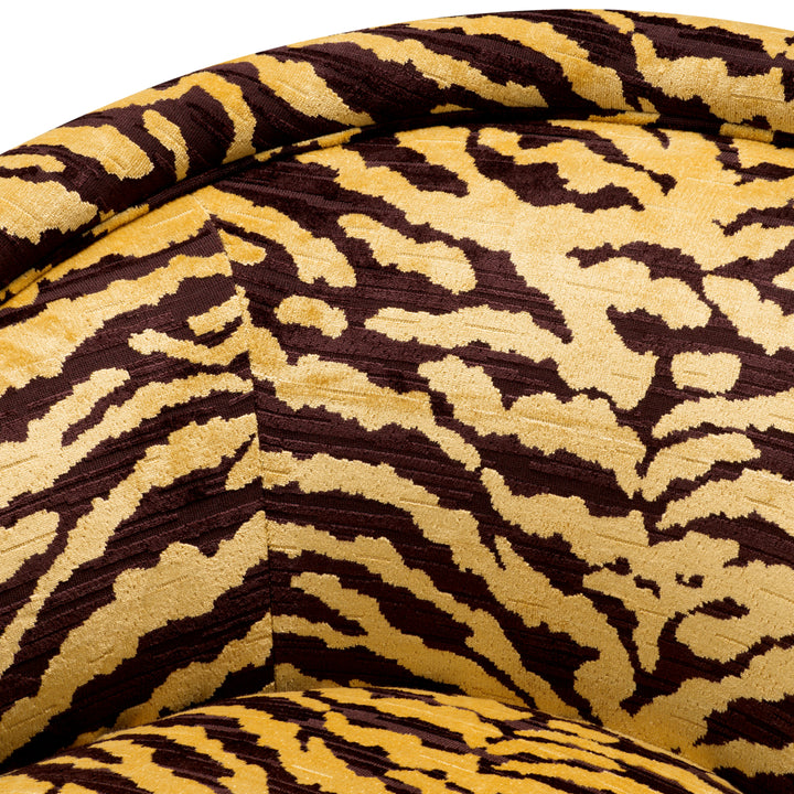 Eichholtz Draaifauteuil Catene Tigris Brown