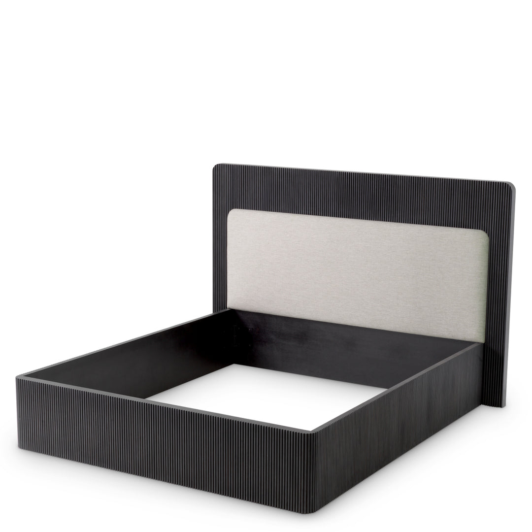 Eichholtz Bedframe Dimitrios Charcoal Grey Durini Natural