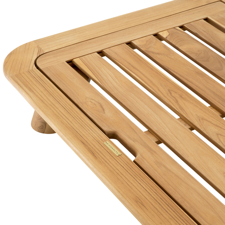 Eichholtz Outdoor Ligbed Weston Single Natural Teak Viola Sand