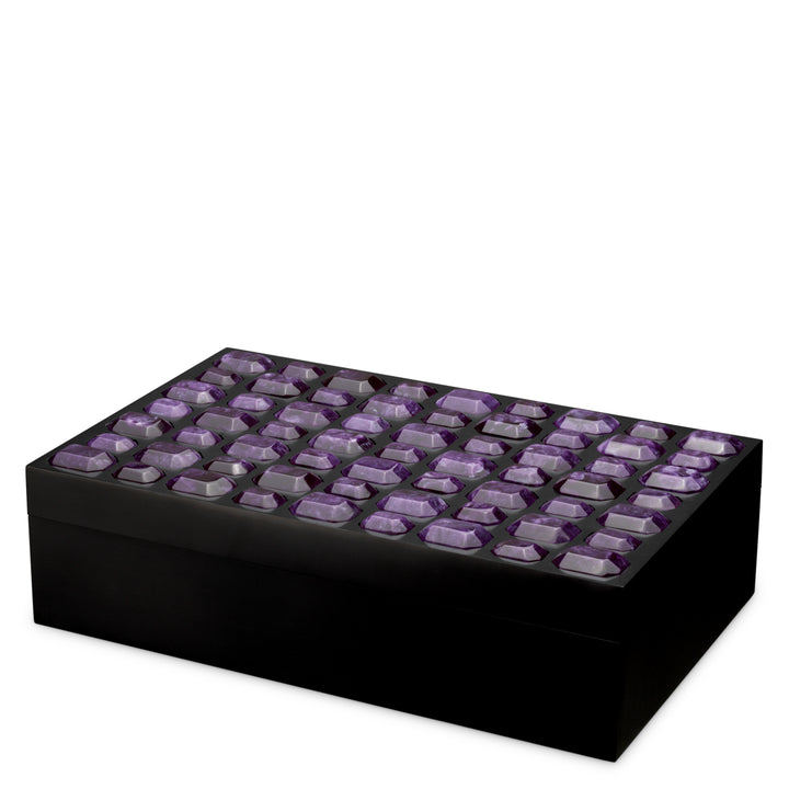 Eichholtz Opbergdoos Lucida L Amethyst – afbeelding 1