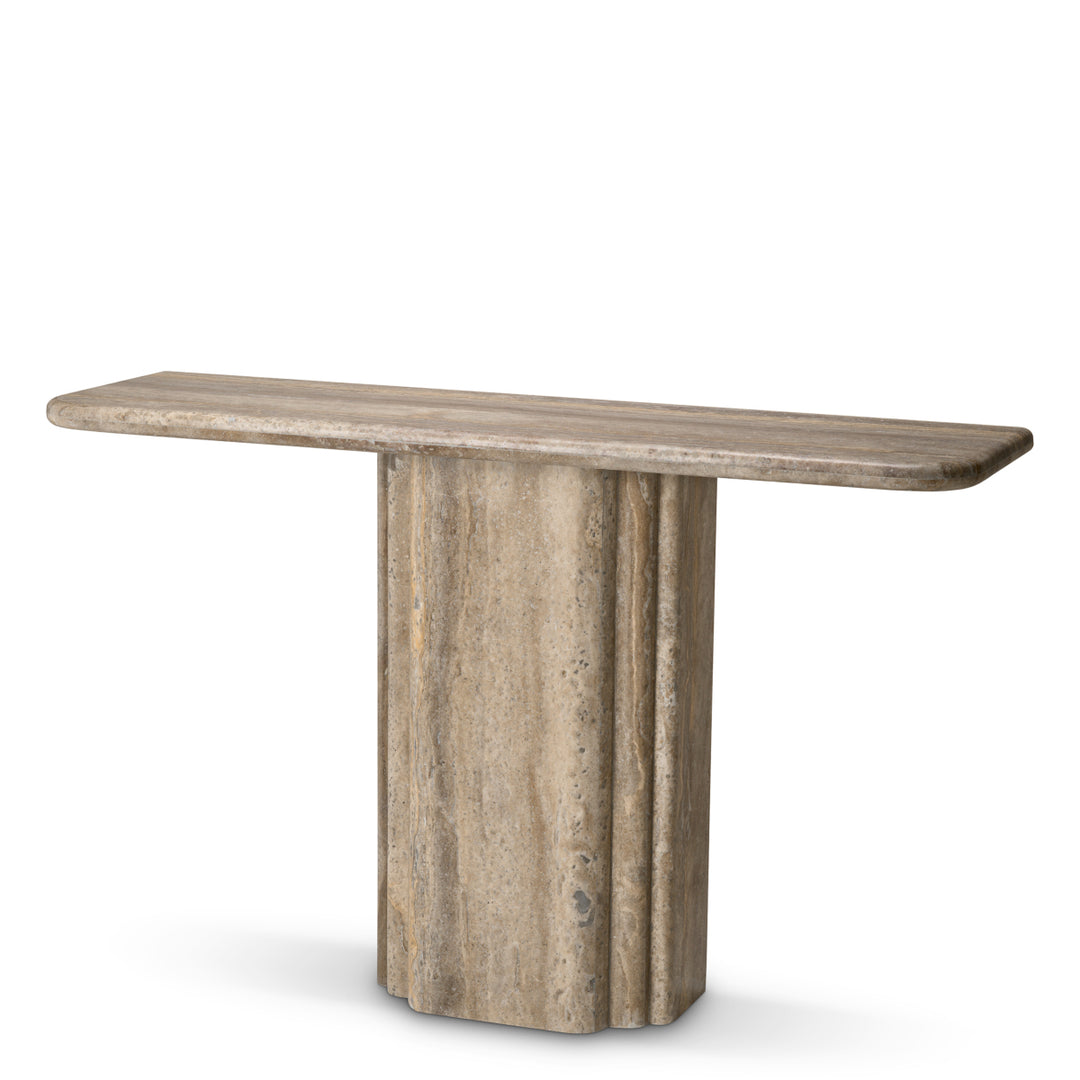 Eichholtz Consoletafel Norrington Silver Travertine