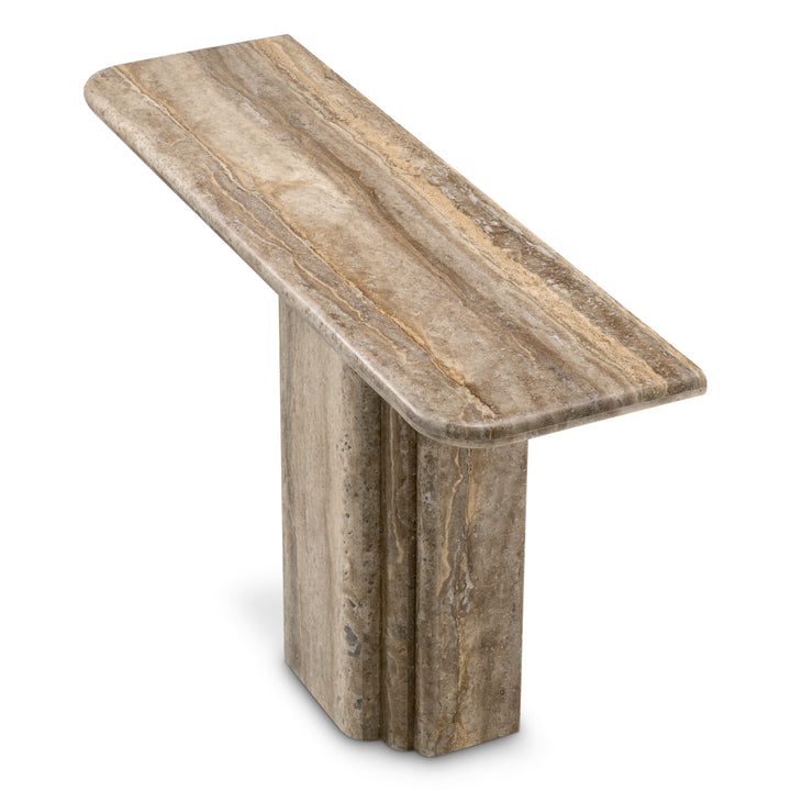 Eichholtz Consoletafel Norrington Silver Travertine