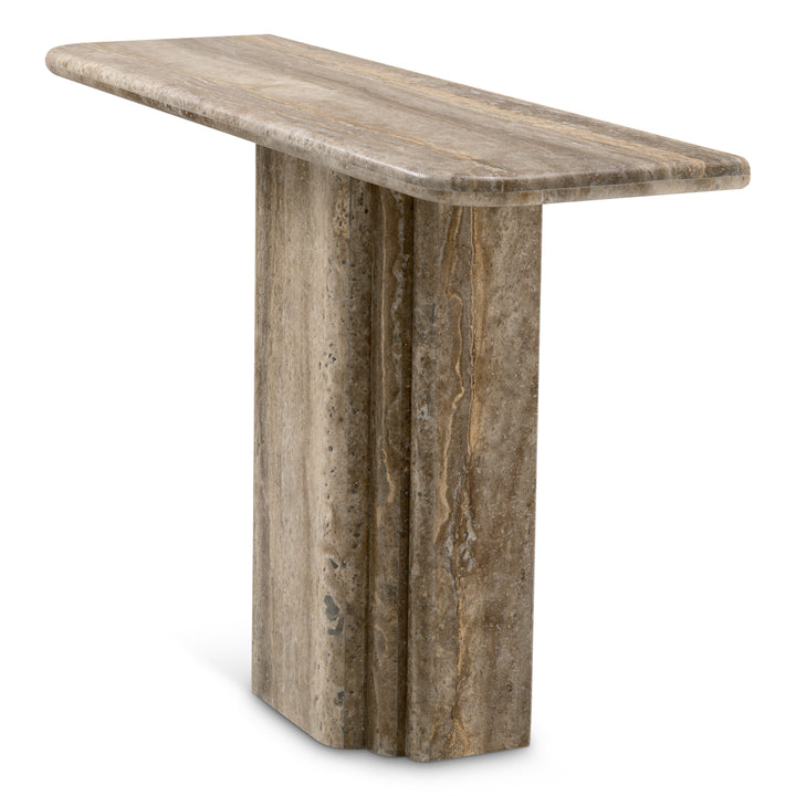 Eichholtz Consoletafel Norrington Silver Travertine