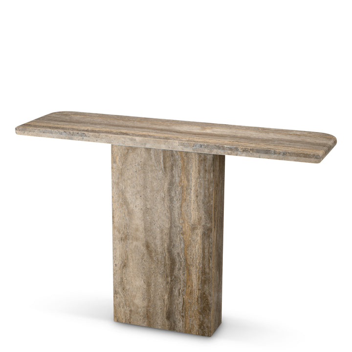 Eichholtz Consoletafel Norrington Silver Travertine