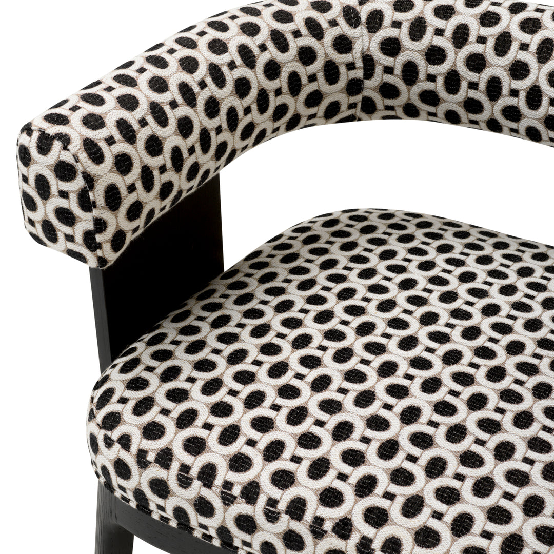 Eichholtz Eetkamerstoel Dubois Sunbeam Black