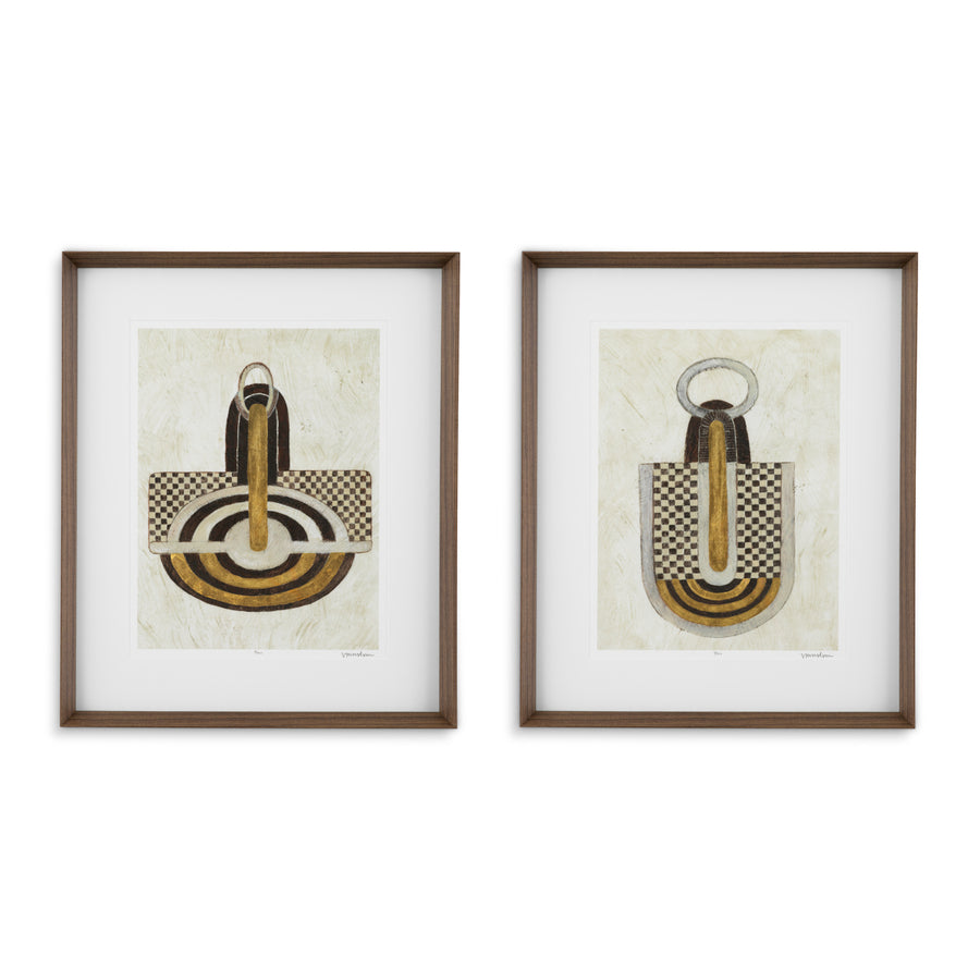 Eichholtz Print Objet d'Art by Vanna Lam Set van 2