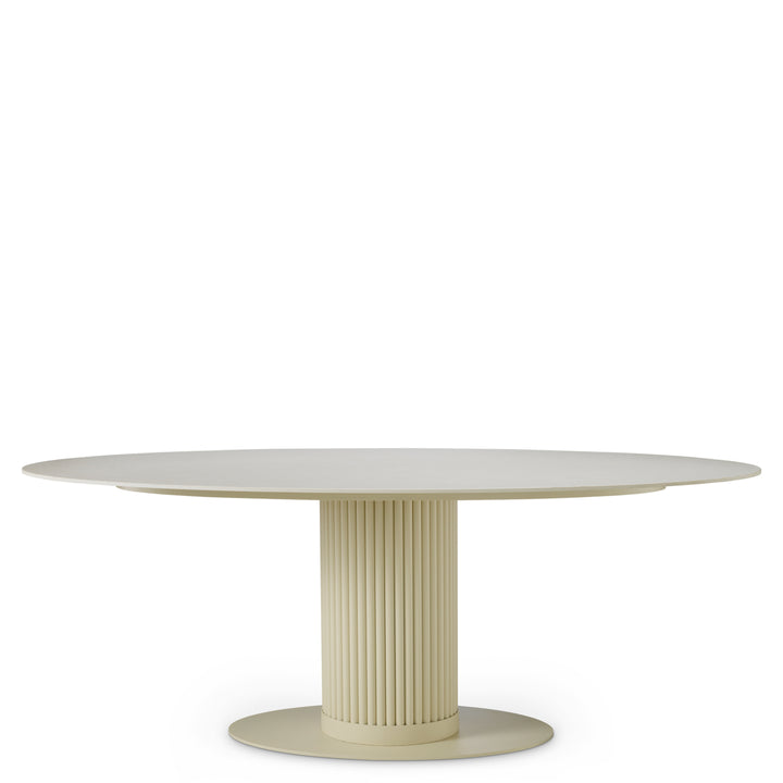 Eichholtz Outdoor Eettafel Volterra Cream Ceramic Sand