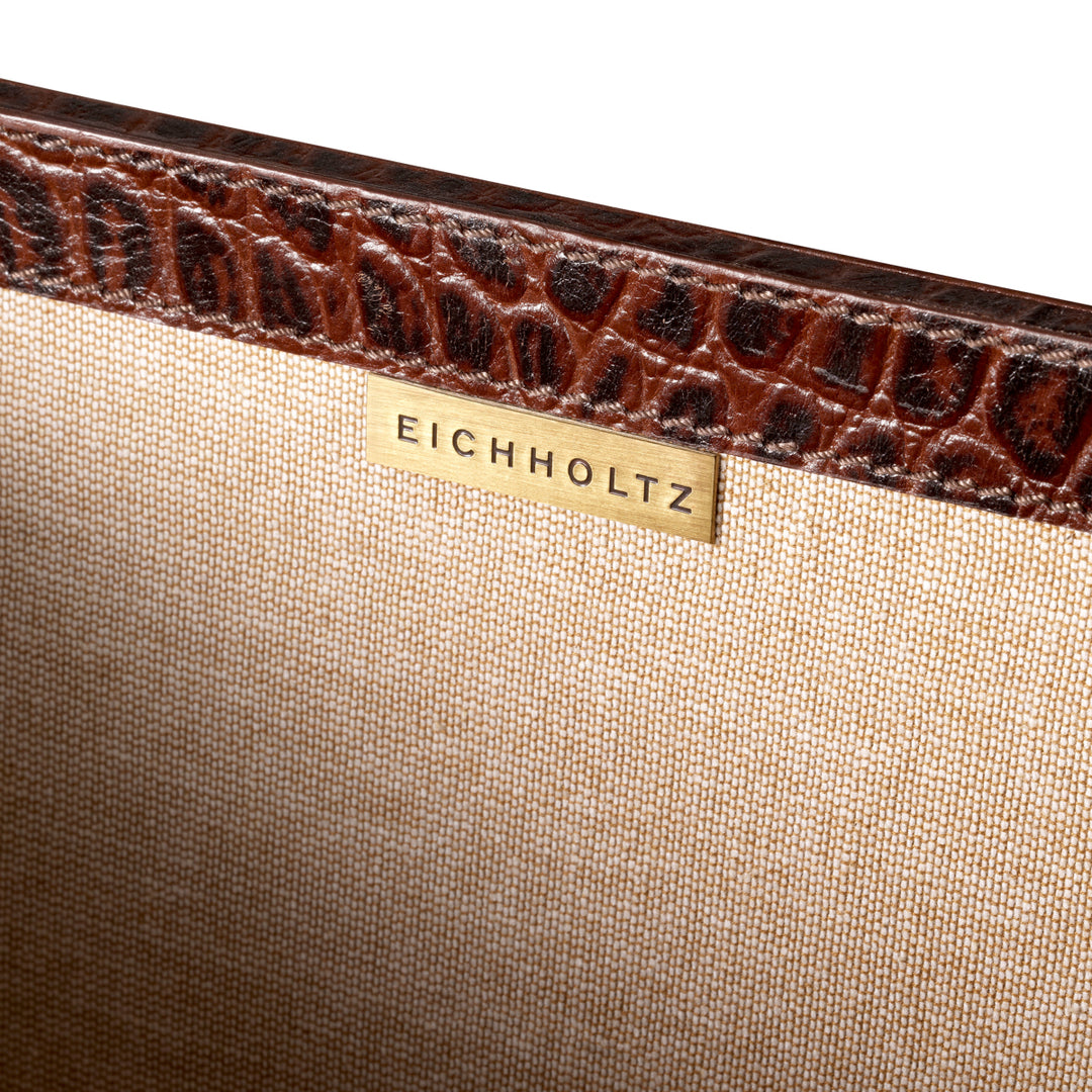 Eichholtz Bureauset Scaleo Set van 3 Brown Leather