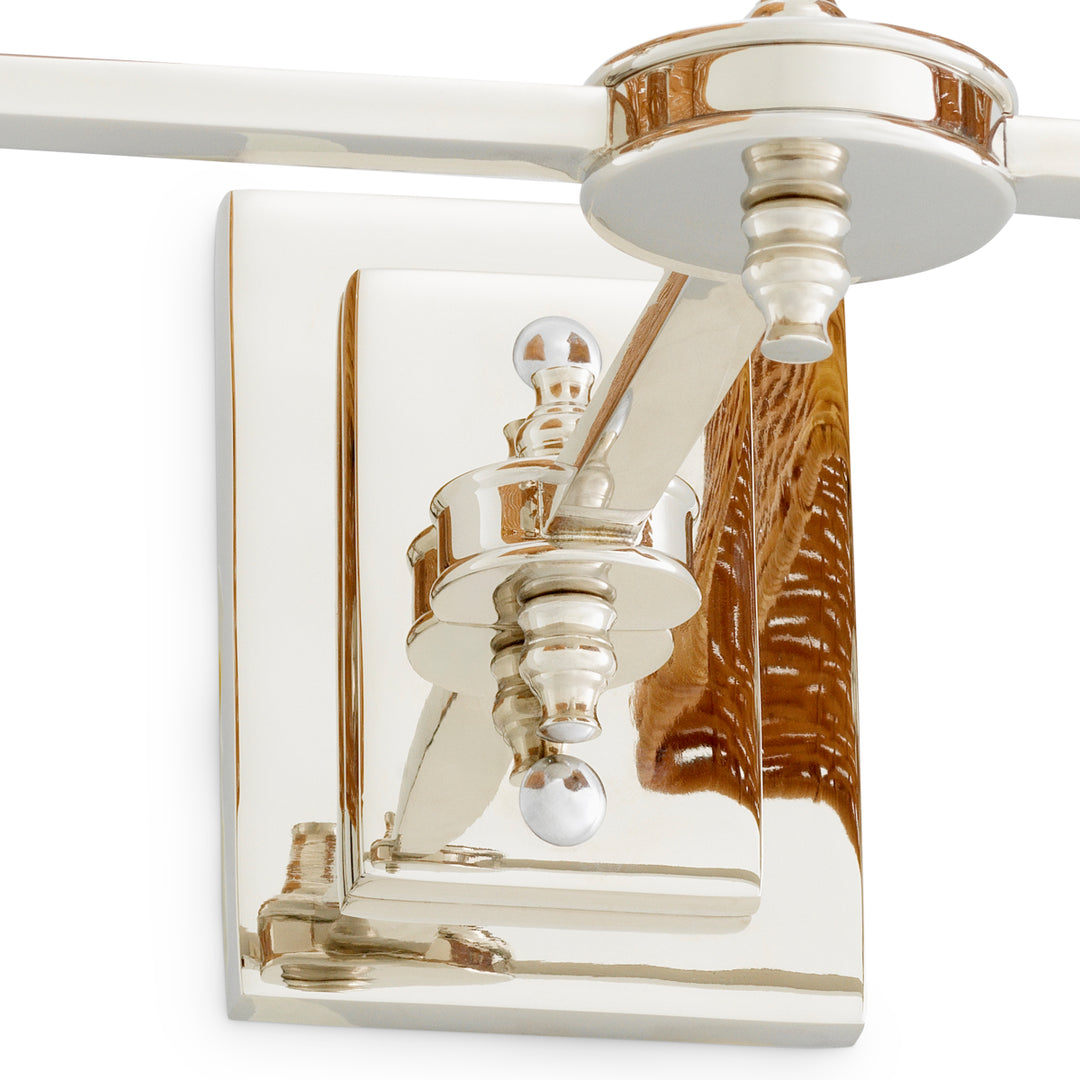 Eichholtz Wandlamp Lexington Double Nikkel Rotan – afbeelding 7