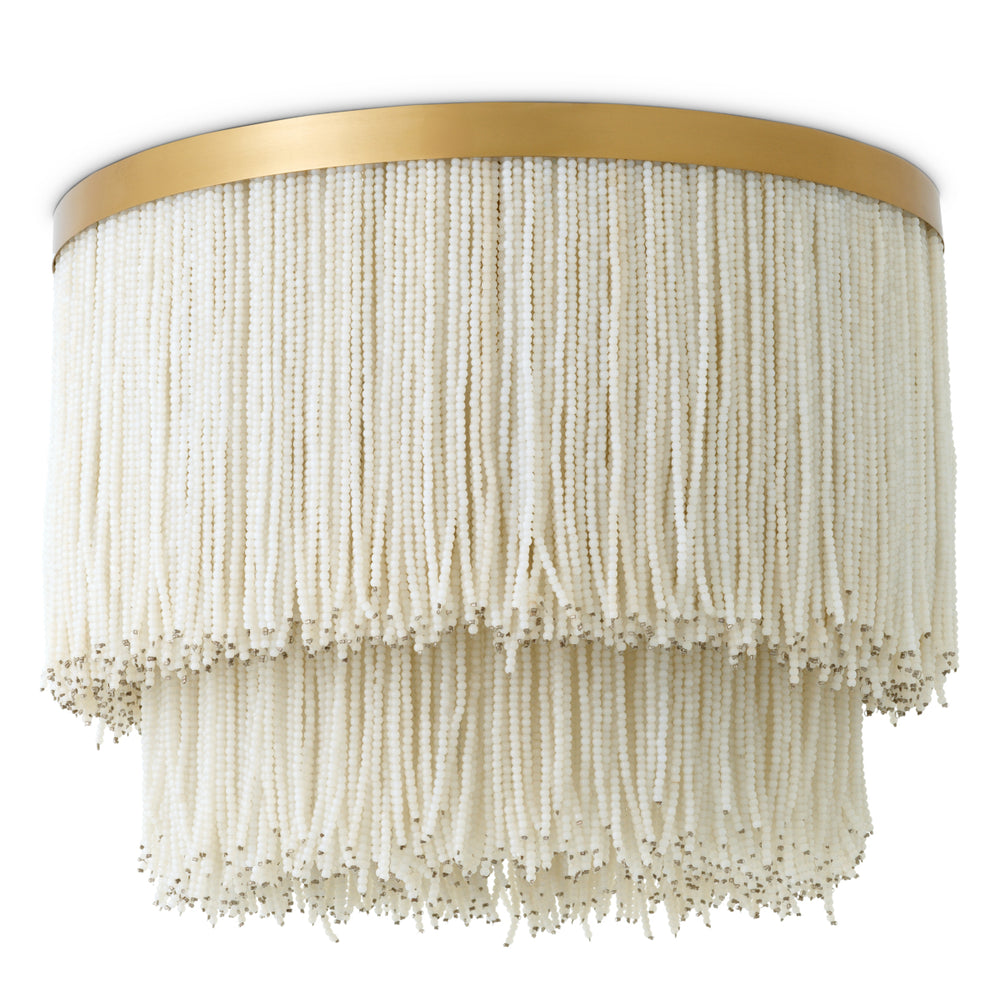 Eichholtz Plafondlamp Rosaline Vintage Brass White Glass