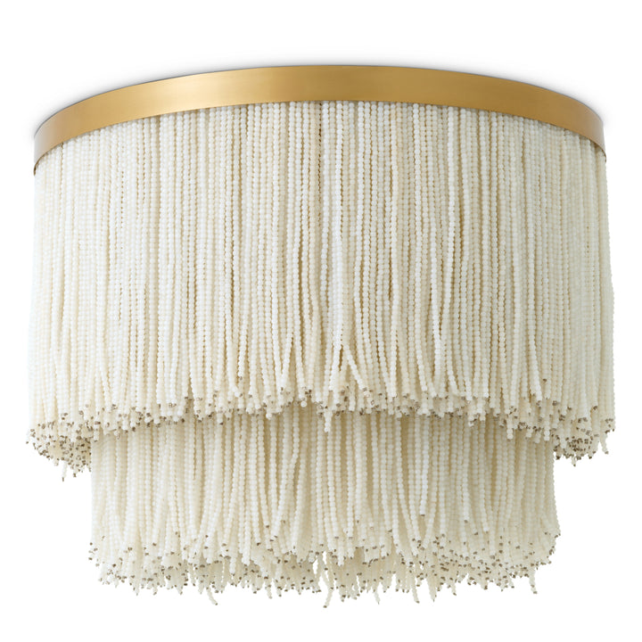 Eichholtz Plafondlamp Rosaline Vintage Brass White Glass
