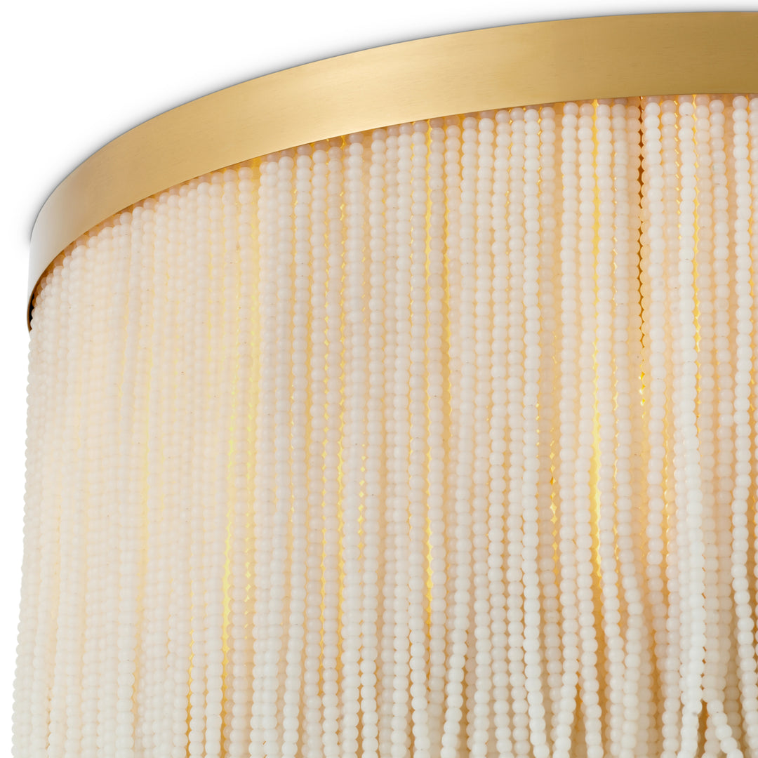 Eichholtz Plafondlamp Rosaline Vintage Brass White Glass