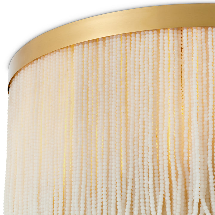 Eichholtz Plafondlamp Rosaline Vintage Brass White Glass