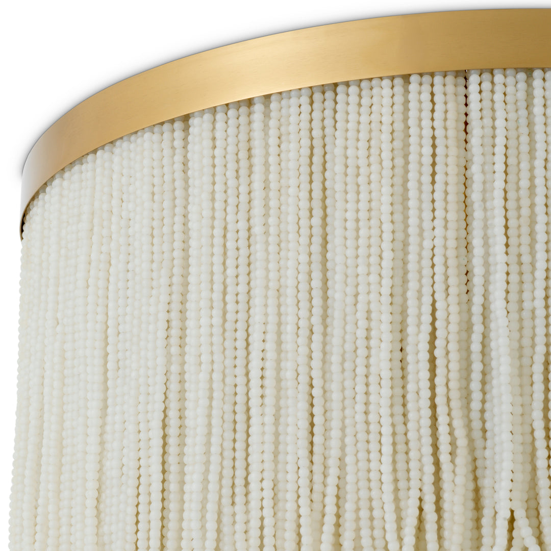 Eichholtz Plafondlamp Rosaline Vintage Brass White Glass