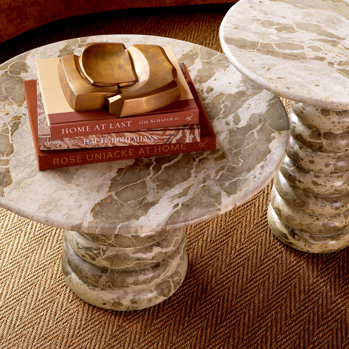 Eichholtz Bijzettafel Lerici Chocolate Marble