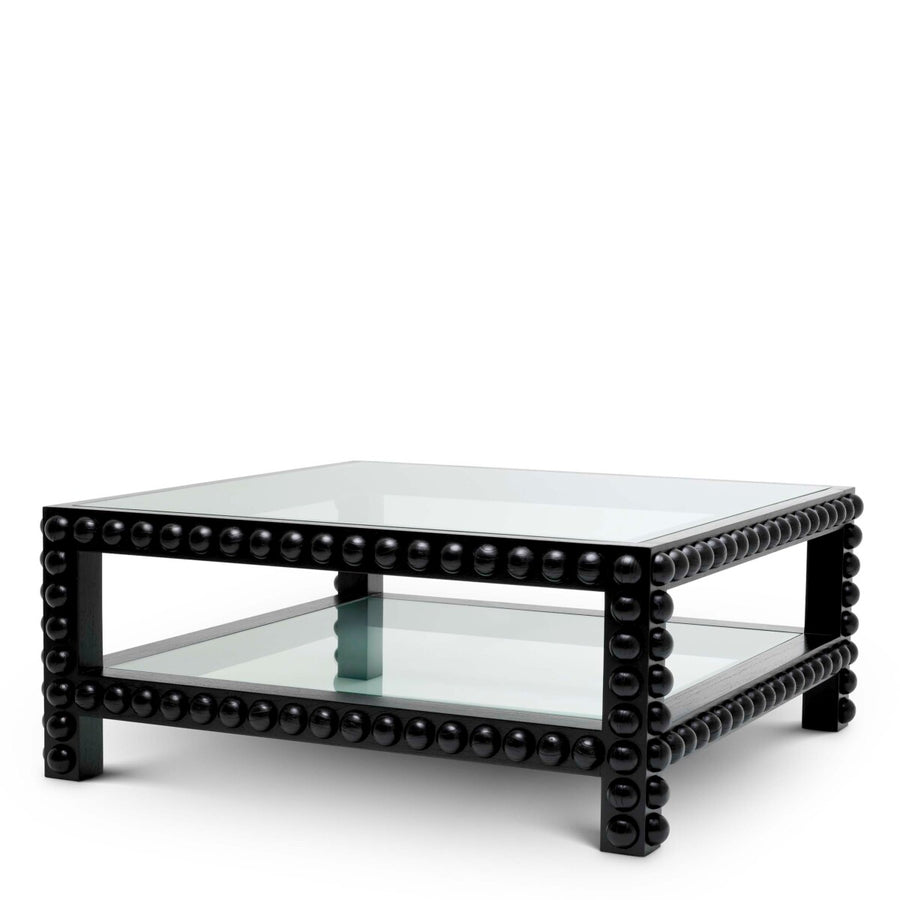 Eichholtz Salontafel Kenton Black Clear Glass