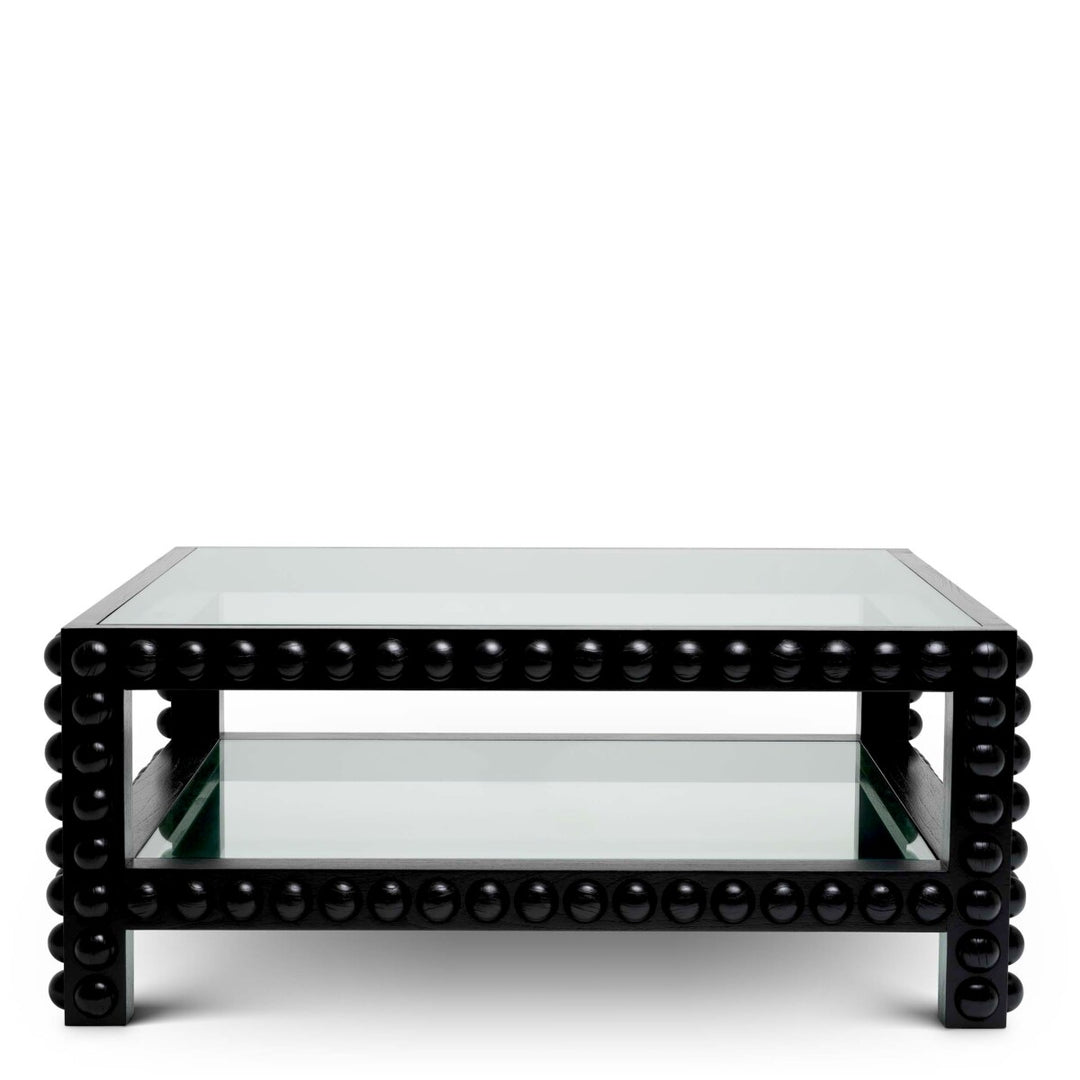 Eichholtz Salontafel Kenton Black Clear Glass