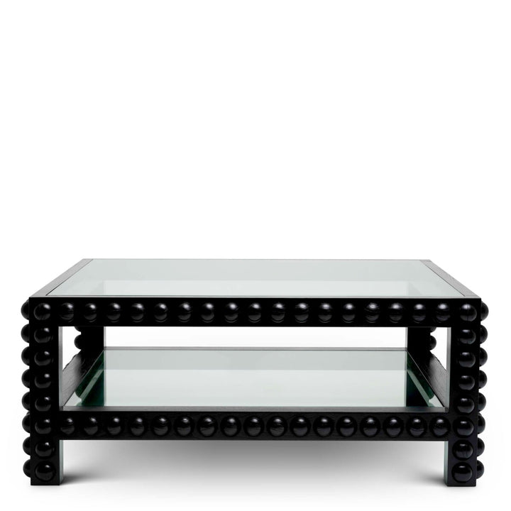 Eichholtz Salontafel Kenton Black Clear Glass