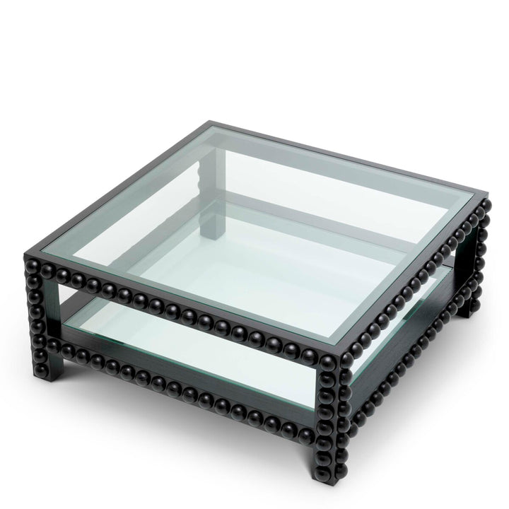 Eichholtz Salontafel Kenton Black Clear Glass