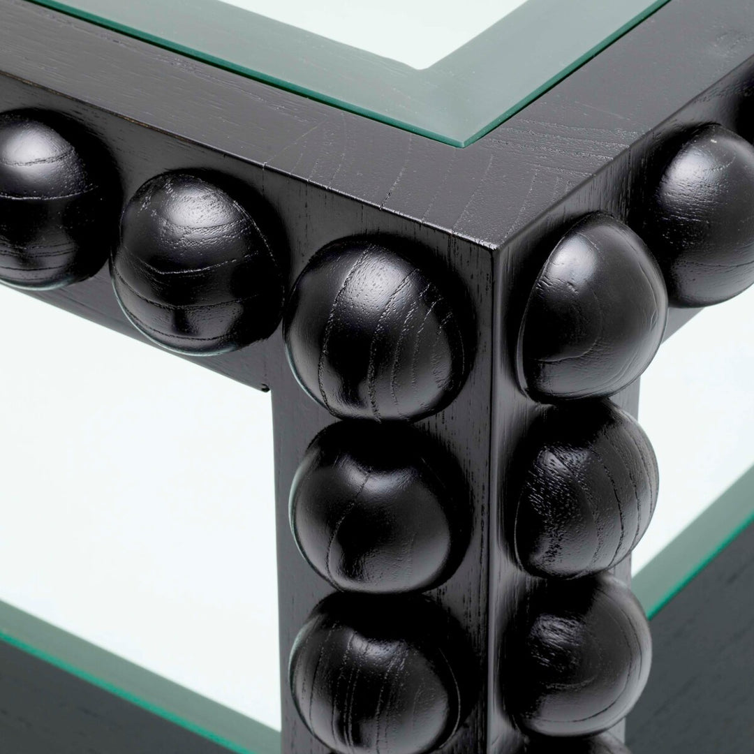 Eichholtz Salontafel Kenton Black Clear Glass