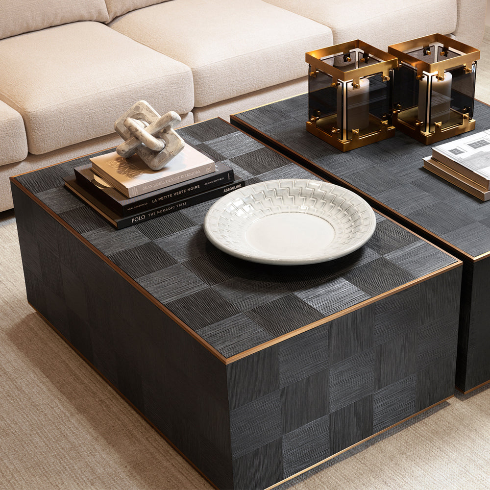 Eichholtz Salontafel Ashbury Charcoal Grey Eikenfineer