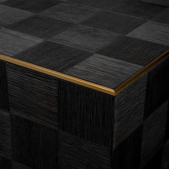 Eichholtz Salontafel Ashbury Charcoal Grey Eikenfineer
