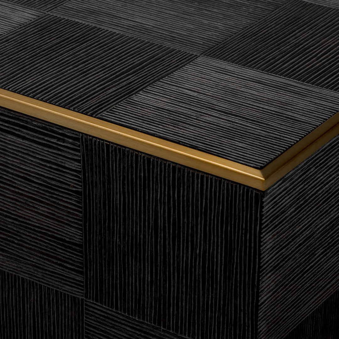 Eichholtz Salontafel Ashbury Charcoal Grey Eikenfineer