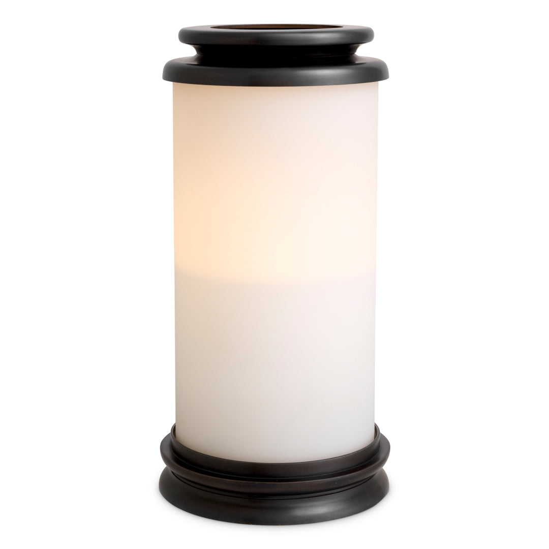 Eichholtz Windlicht Carrington L Brons – afbeelding 1