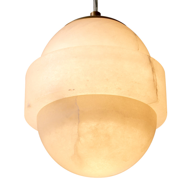 Eichholtz Chandelier Icarus Antique Brass Alabaster