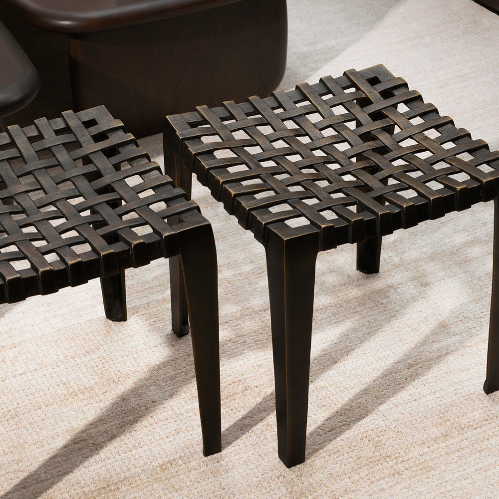Eichholtz Poef Blackwell – afbeelding 2