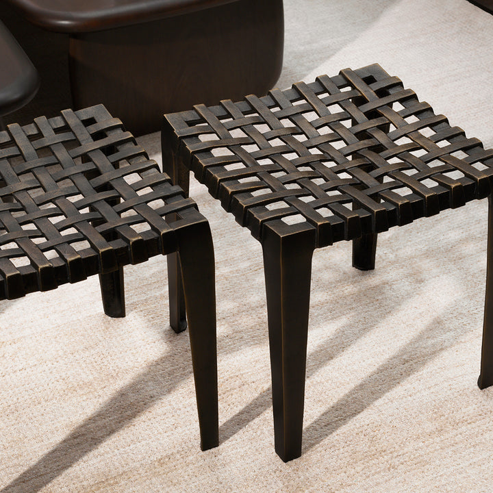 Eichholtz Poef Blackwell – afbeelding 2