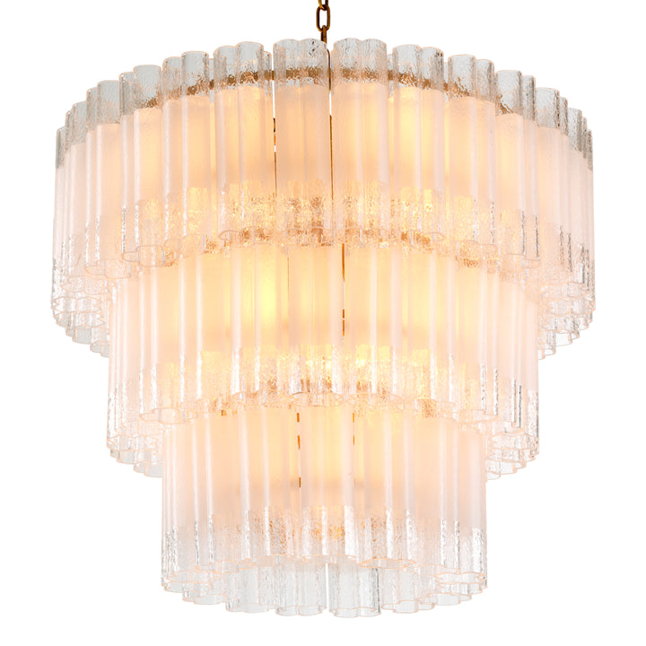 Eichholtz Chandelier Denton L Recycled Glass