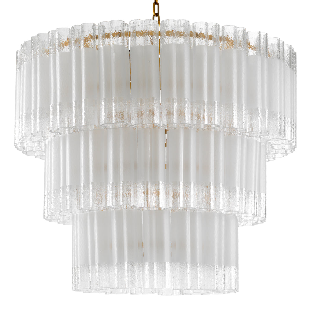 Eichholtz Chandelier Denton L Recycled Glass