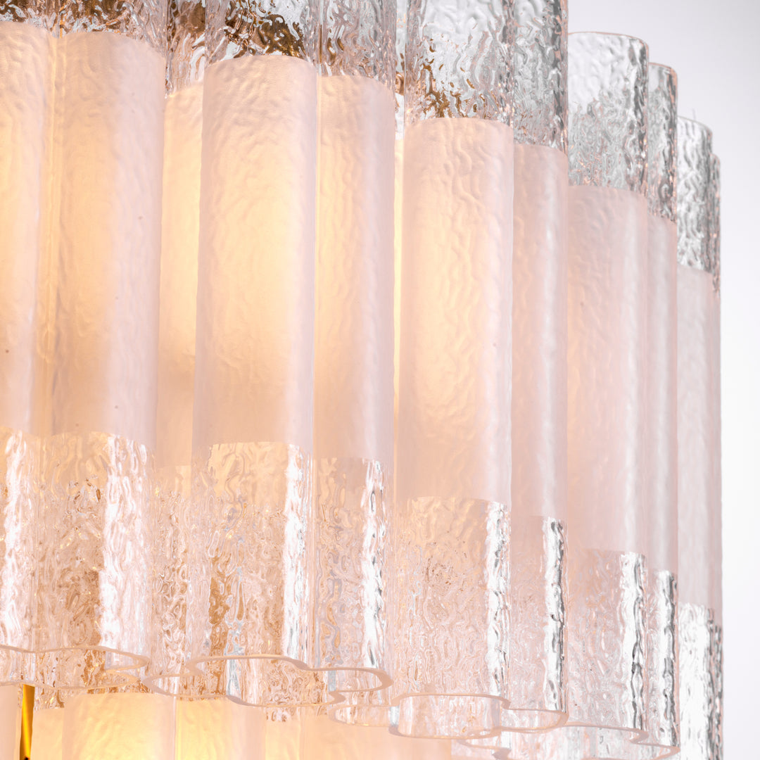 Eichholtz Chandelier Denton S Antique Brass Frosted