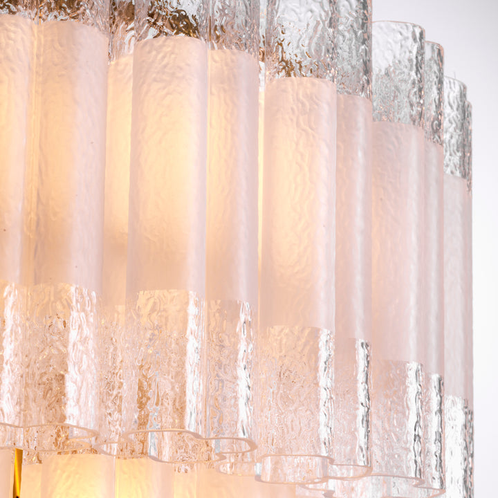 Eichholtz Chandelier Denton S Antique Brass Frosted