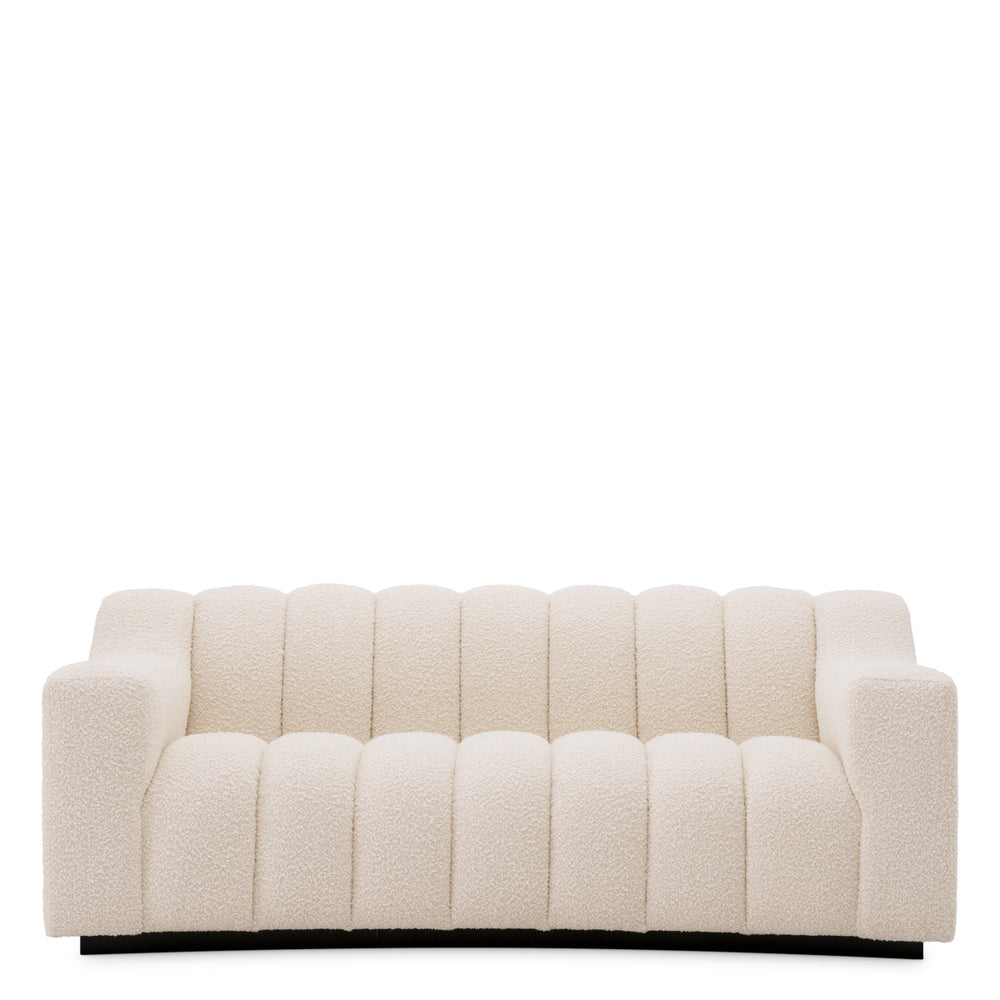 Eichholtz Bank Kelly XS Bouclé Cream Black Base