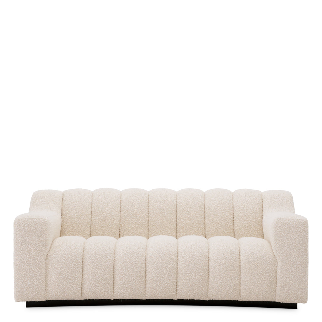 Eichholtz Bank Kelly XS Bouclé Cream Black Base