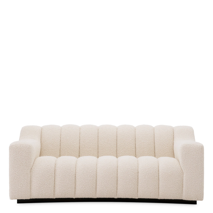 Eichholtz Bank Kelly XS Bouclé Cream Black Base