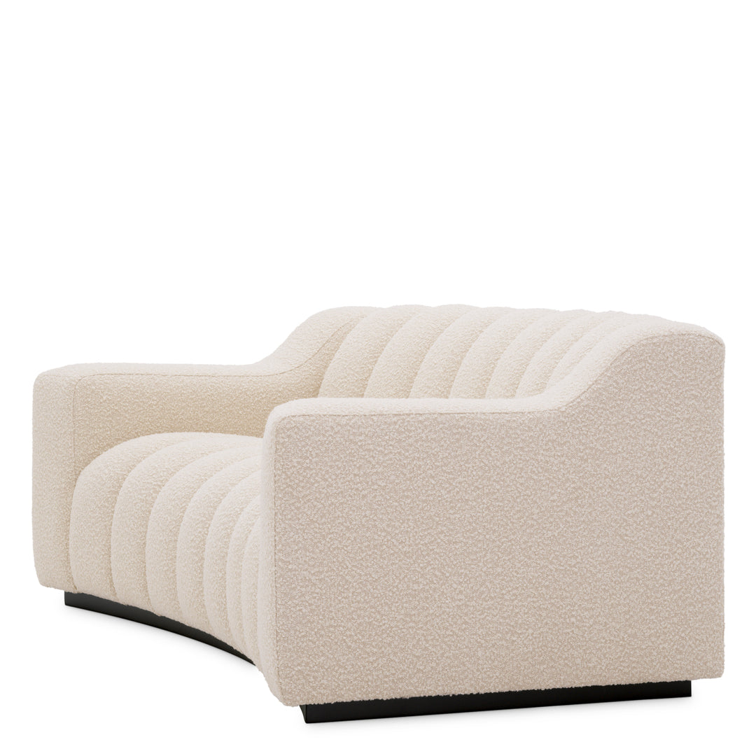 Eichholtz Bank Kelly XS Bouclé Cream Black Base