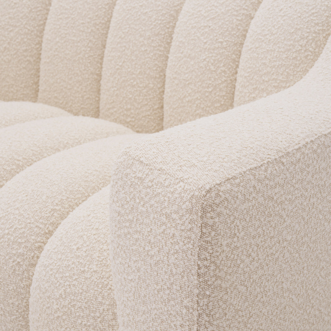 Eichholtz Bank Kelly XS Bouclé Cream Black Base