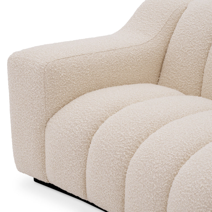Eichholtz Bank Kelly XS Bouclé Cream Black Base