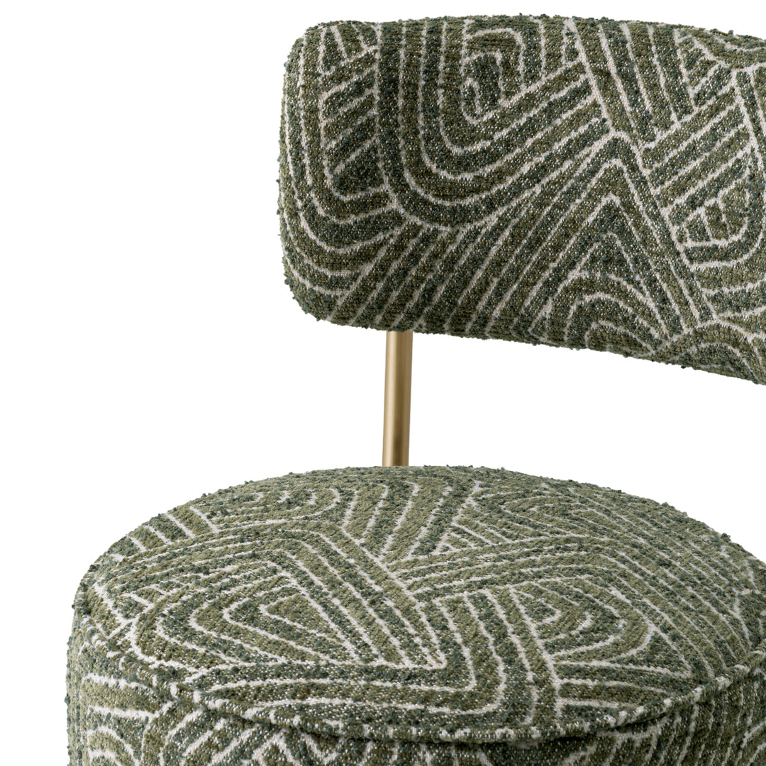 Eichholtz Counter Barstoel Carleton met rugleuning