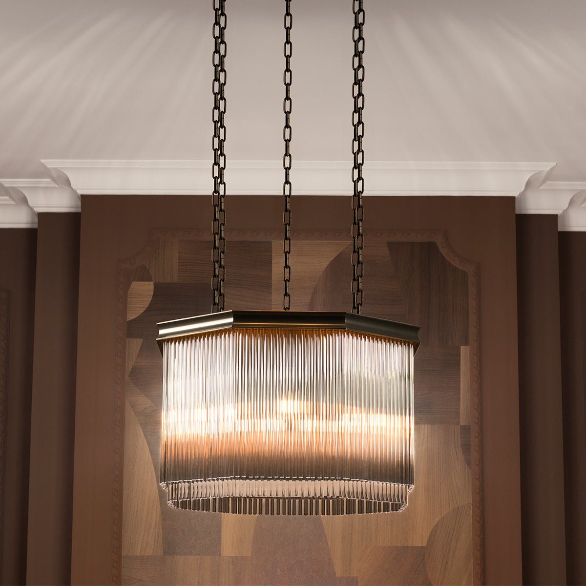 Eichholtz Kroonluchter Estela Bronze Highlight