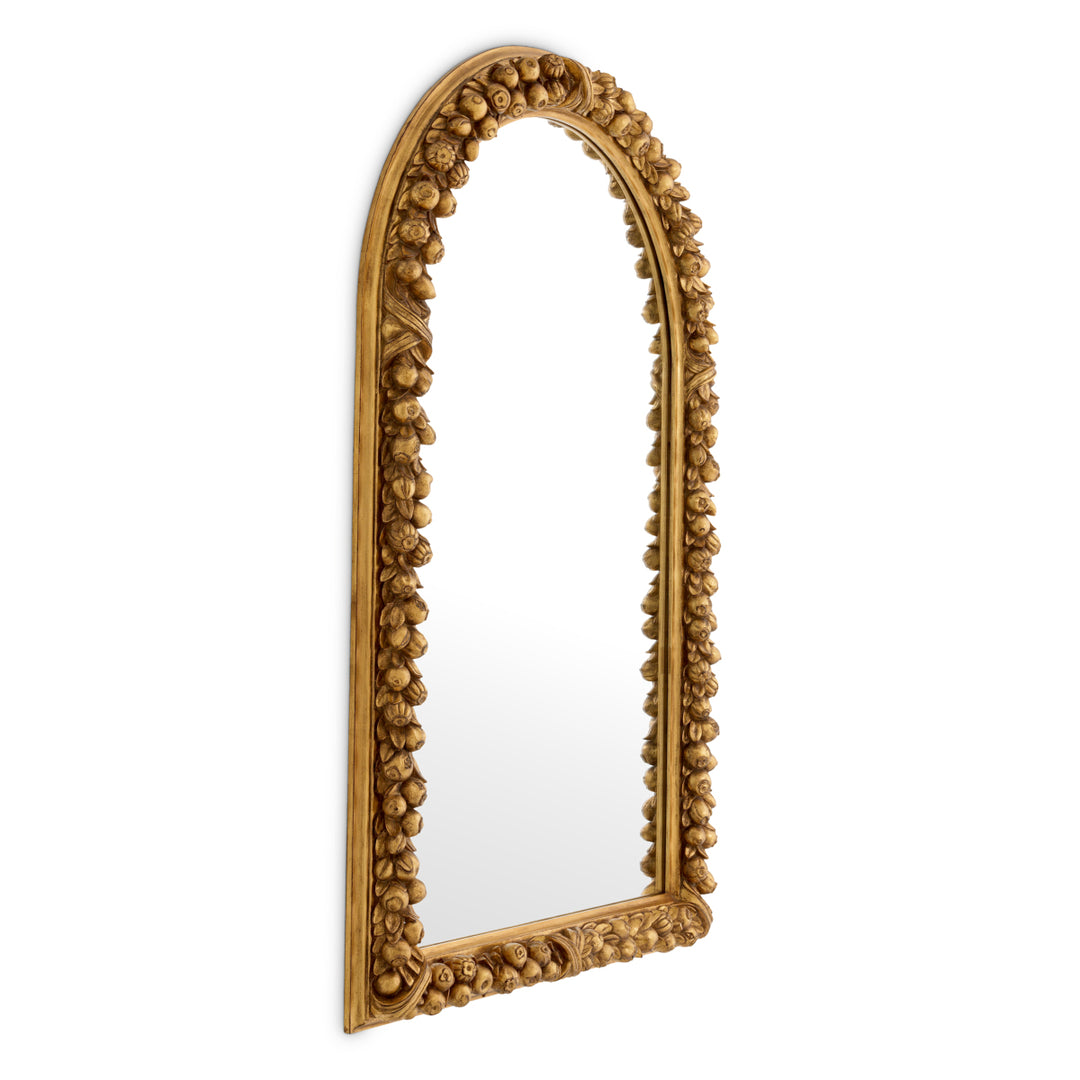 Eichholtz Spiegel Fairlane Antiqued Gold Leaf Mahogany