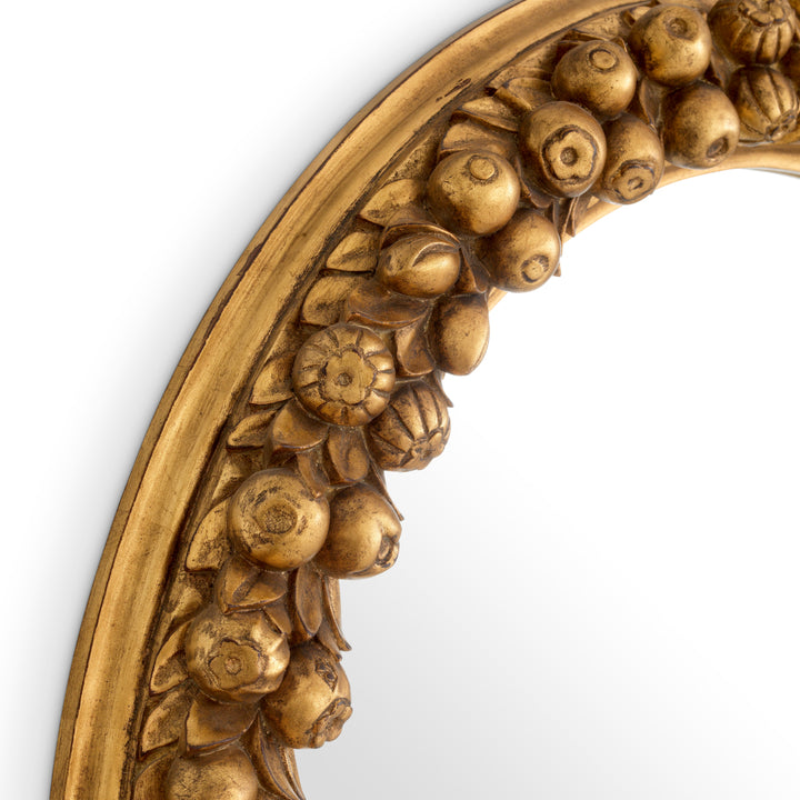 Eichholtz Spiegel Fairlane Antiqued Gold Leaf Mahogany