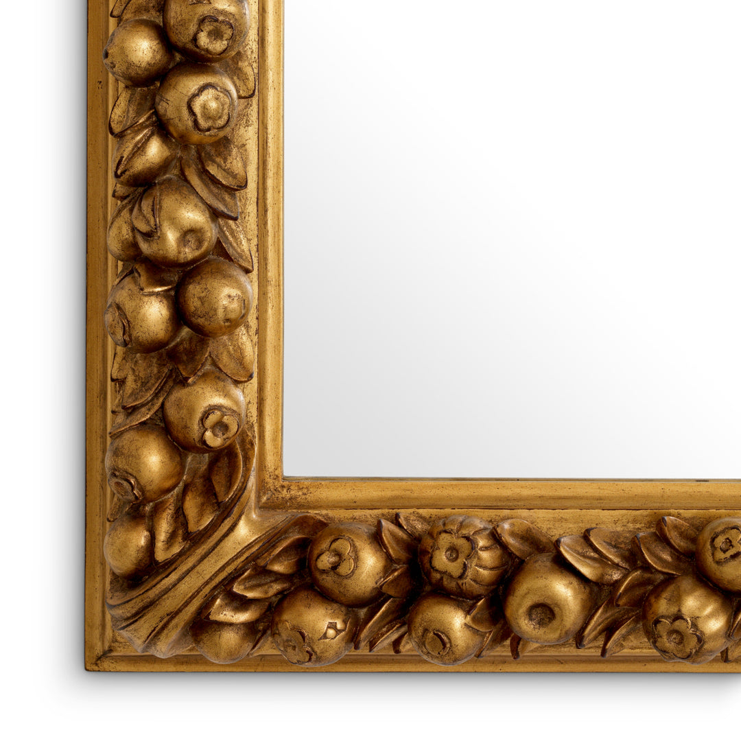 Eichholtz Spiegel Fairlane Antiqued Gold Leaf Mahogany