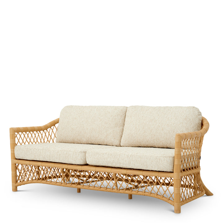 Eichholtz Outdoor Bank Riverton Faux Rattan Arden Natural