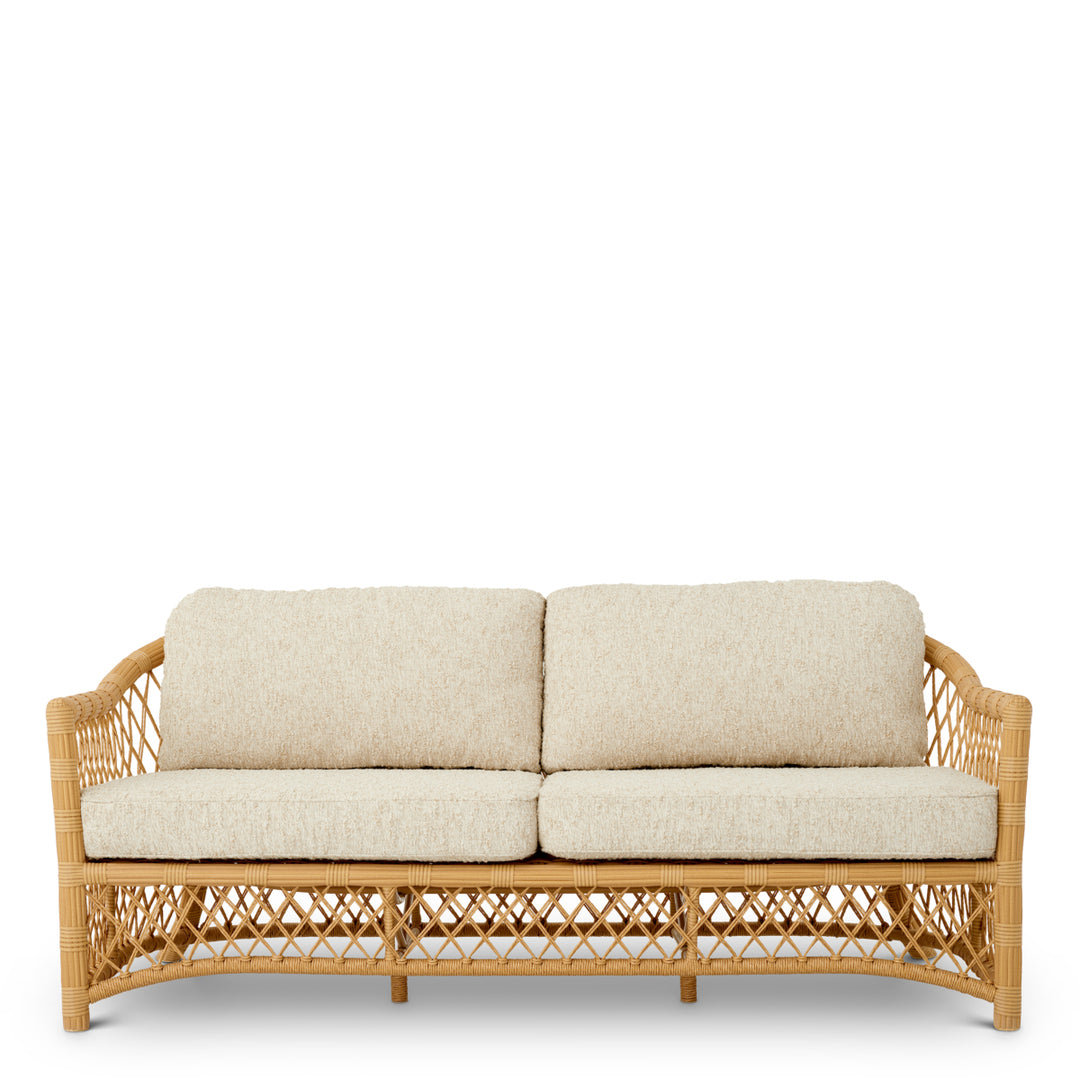 Eichholtz Outdoor Bank Riverton Faux Rattan Arden Natural